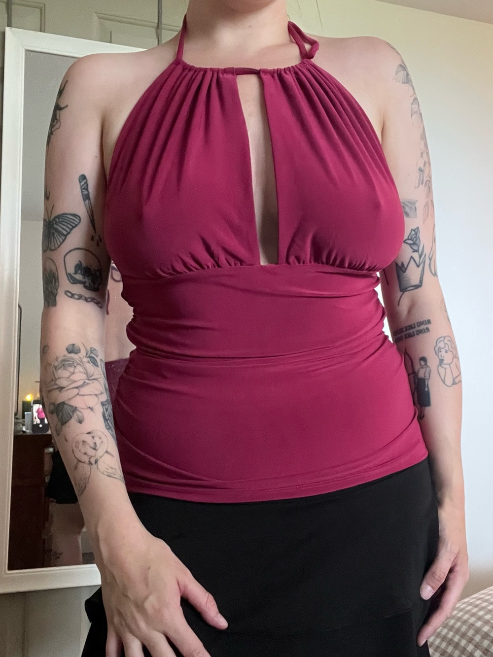 Babaton TEN Smooth Matter Odeum Halter Top